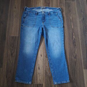 💙 Torrid Feel The Fit Denim Jeans Size 16R Comfy Casual Stretch